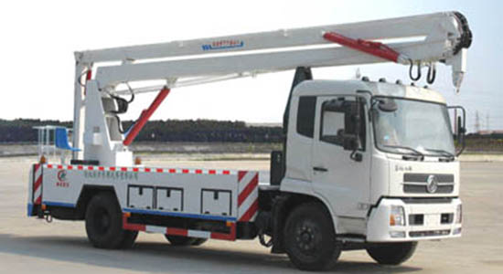 程力威牌CLW5110JGKZD4型高空作業(yè)車(chē)